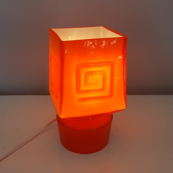 bordslampa-orange-fåglaviks-glasbruk-8