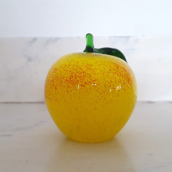 äpple-konstglas-frukt-gul-röd-grön-2