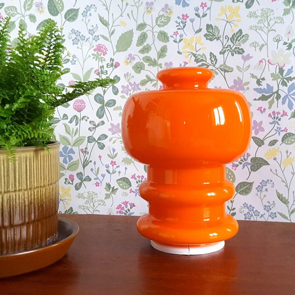 bordslampa-orange-glas-retro-1