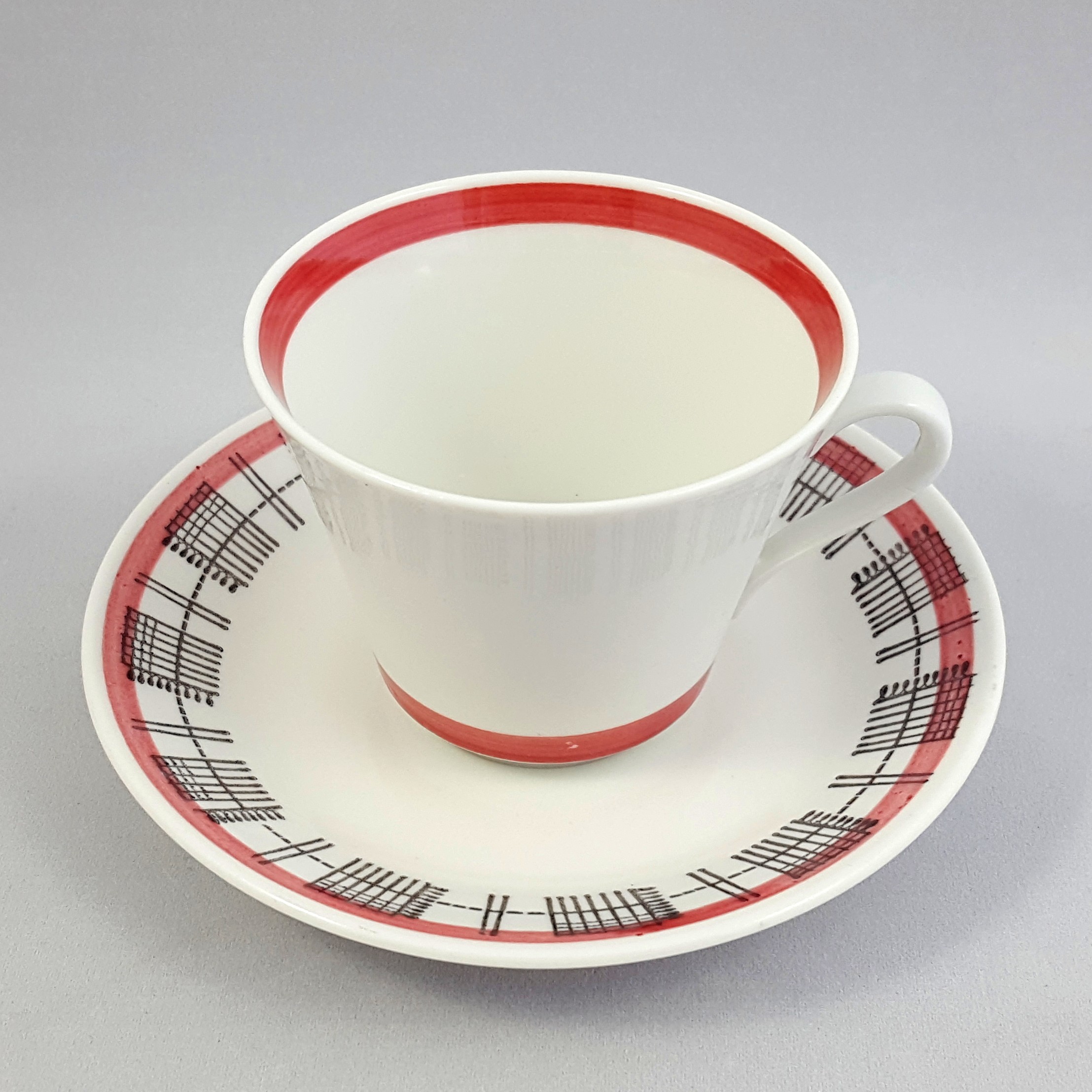 Kaffekopp - Fiesta - Röd - Rörstrand - Retrolivet