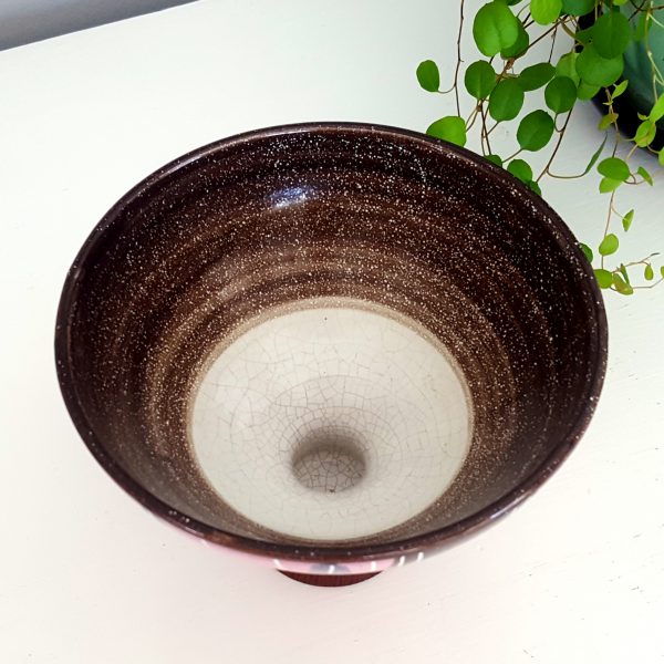 ljusstake-på-fot-skål-rosa-&-brun-laholm-keramik-7