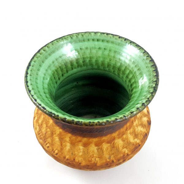 vas-lergods-grön-brun-tolla-keramik-4