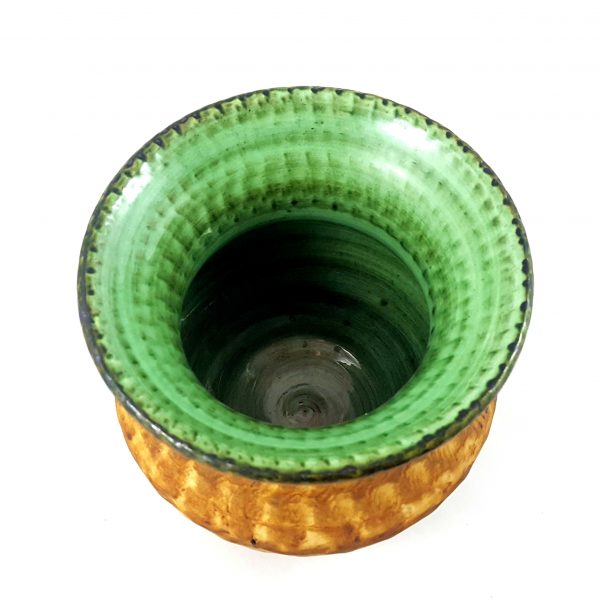 vas-lergods-grön-brun-tolla-keramik-8