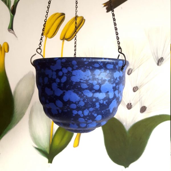 ampelkruka-stänkmålat-blå-keramik-2