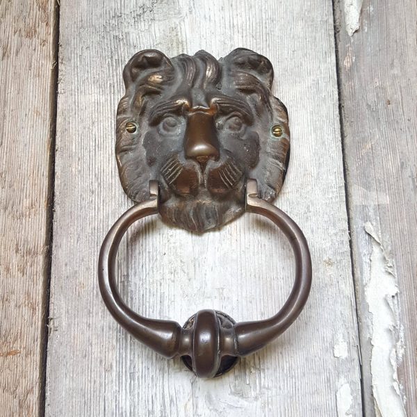 dörrknackare~eller~dörrkläpp~lejonhuvud~brons~2