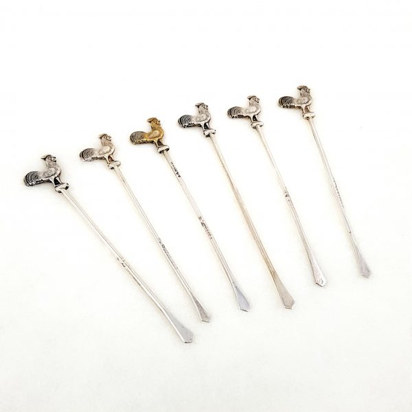 cocktailpinnar~silver~6~st~tuppar~ge~kå~smycken~g~kaplan~3