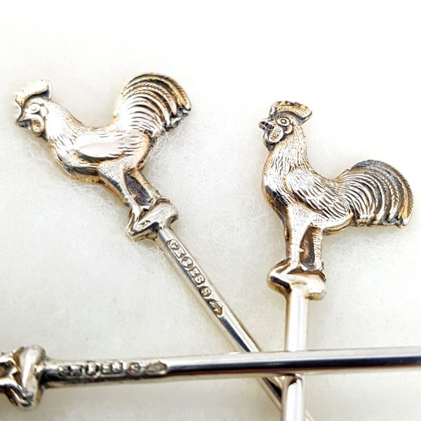 cocktailpinnar~silver~6~st~tuppar~ge~kå~smycken~g~kaplan~5