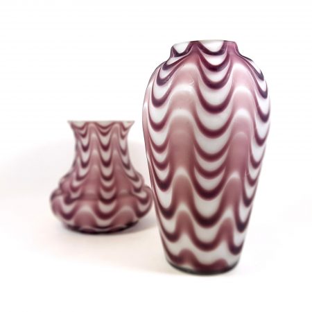 draperivas~lila~22~cm~johansfors~glasbruk~1920~30~tal~1